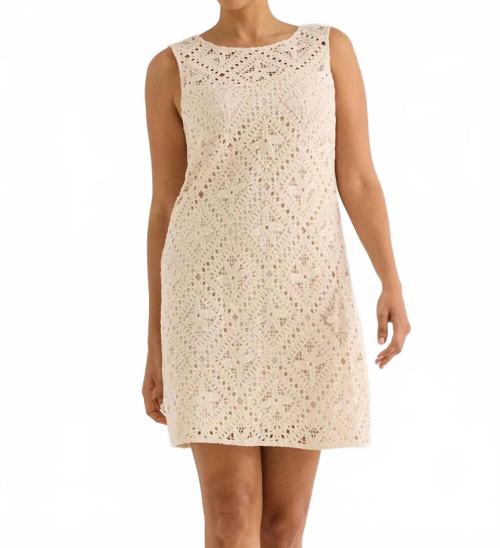 NEW ALIVIA rowan mini dress in sea star crochet